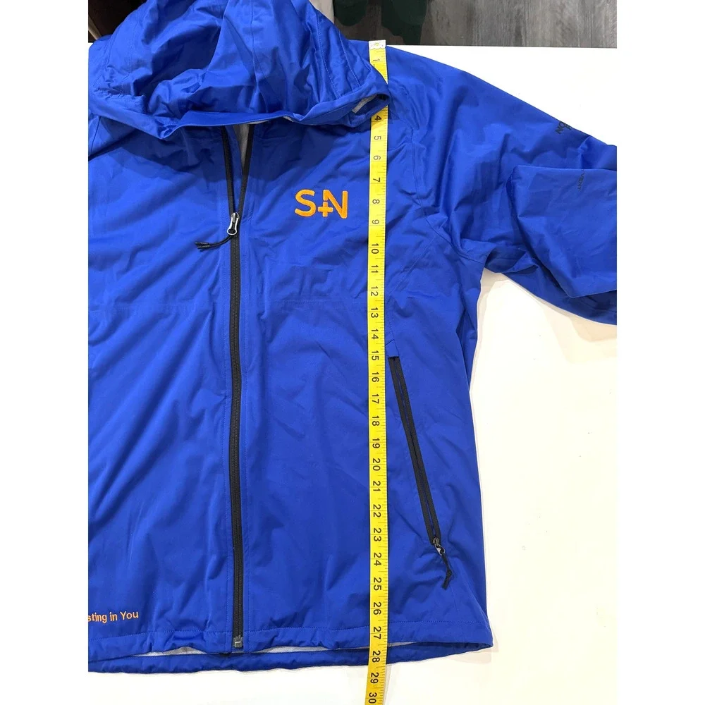 The North Face Jacket Mens XL Blue Hooded Windbreaker